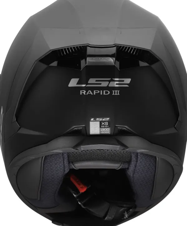 LS2 FF820 Rapid III Solid Matt Black> Integraalhelmen