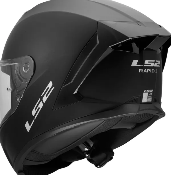 LS2 FF820 Rapid III Solid Matt Black> Integraalhelmen