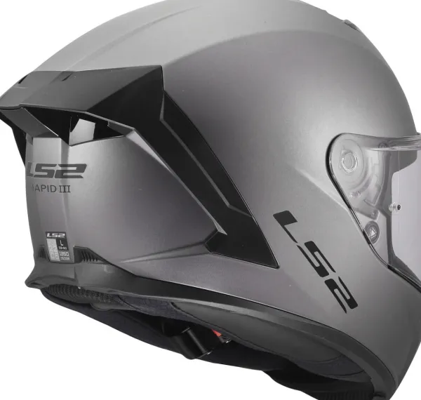 LS2 FF820 Rapid III Solid Matt Titanium> Integraalhelmen