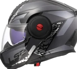 LS2 FF902 Scope II Oxyd Black Titanium> Systeemhelmen|Helmen Met Zonnevizier