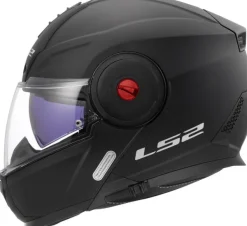 LS2 FF902 Scope II Solid Matt Black> Systeemhelmen|Helmen Met Zonnevizier