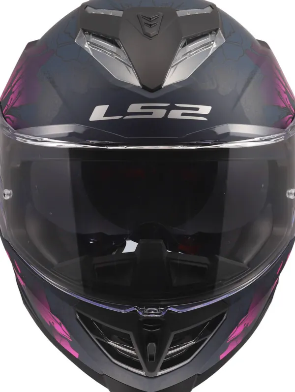 LS2 FF818 Storm III Burst Black Pink> Integraalhelmen|Race Helmen