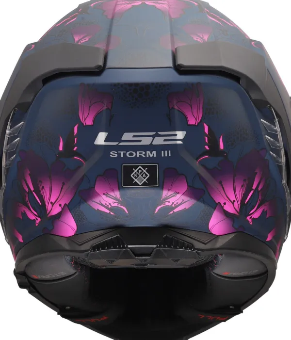 LS2 FF818 Storm III Burst Black Pink> Integraalhelmen|Race Helmen