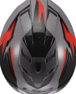 LS2 FF818 Storm III Dynamo Grey Red><noscript><img width=
