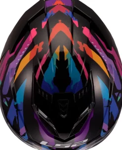 LS2 FF818 Storm III Kaos Black Purple Blue><noscript><img width=