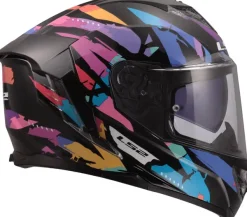 LS2 FF818 Storm III Kaos Black Purple Blue><noscript><img width=