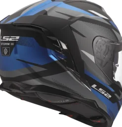 LS2 FF818 Storm III Komai Black Blue><noscript><img width=