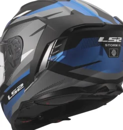 LS2 FF818 Storm III Komai Black Blue><noscript><img width=