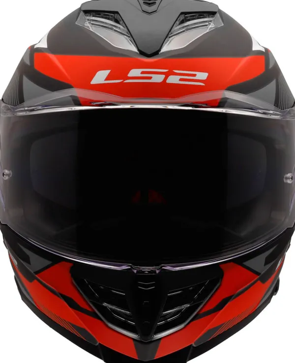 LS2 FF818 Storm III Komai Black Red> Integraalhelmen|Race Helmen