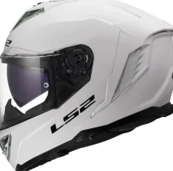 LS2 FF818 Storm III Solid Gloss White> Integraalhelmen|Race Helmen
