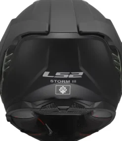 LS2 FF818 Storm III Solid Matt Black><noscript><img width=