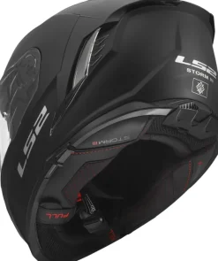 LS2 FF818 Storm III Solid Matt Black><noscript><img width=