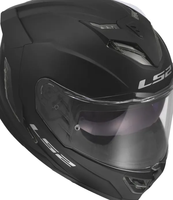 LS2 FF818 Storm III Solid Matt Black> Integraalhelmen|Race Helmen