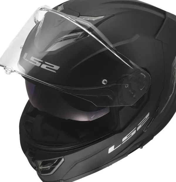 LS2 FF818 Storm III Solid Matt Black> Integraalhelmen|Race Helmen
