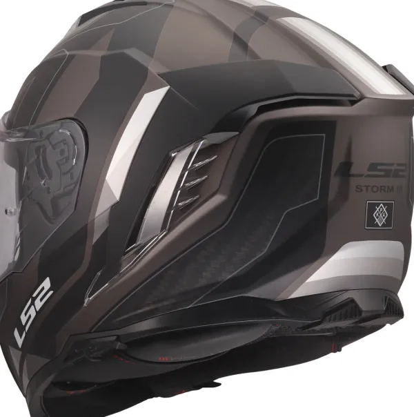 LS2 FF818 Storm III Sporty Black Grey> Integraalhelmen|Race Helmen