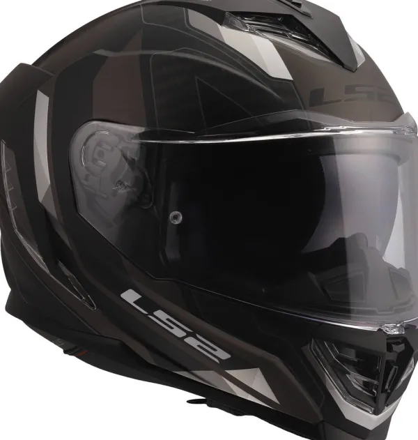 LS2 FF818 Storm III Sporty Black Grey> Integraalhelmen|Race Helmen
