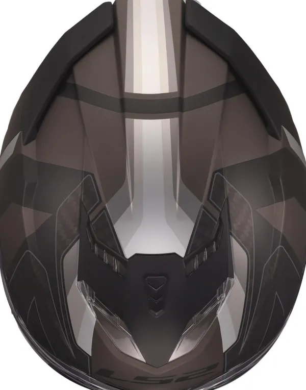 LS2 FF818 Storm III Sporty Black Grey> Integraalhelmen|Race Helmen