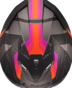 LS2 FF818 Storm III Sporty Grey Purple> Integraalhelmen|Race Helmen
