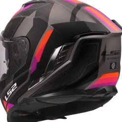 LS2 FF818 Storm III Sporty Grey Purple> Integraalhelmen|Race Helmen
