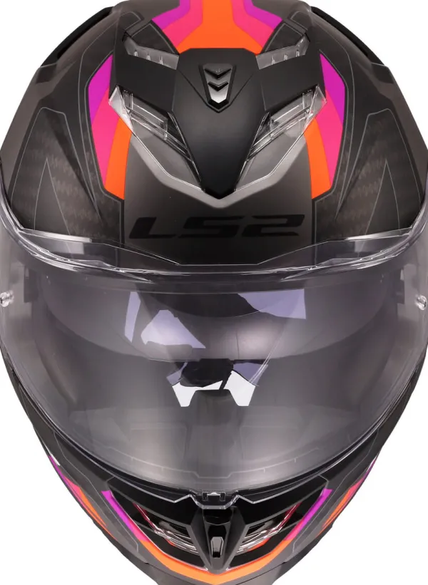 LS2 FF818 Storm III Sporty Grey Purple> Integraalhelmen|Race Helmen