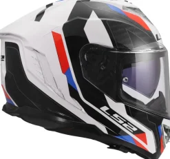 LS2 FF818 Storm III Sporty White Blue Red><noscript><img width=