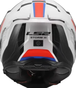 LS2 FF818 Storm III Sporty White Blue Red><noscript><img width=
