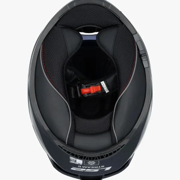 LS2 FF808 Stream II Matt Black> Integraalhelmen|Helmen Met Zonnevizier