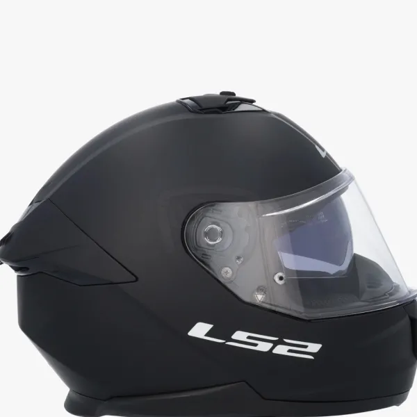LS2 FF808 Stream II Matt Black> Integraalhelmen|Helmen Met Zonnevizier