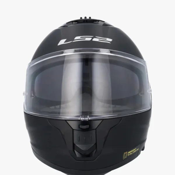 LS2 FF808 Stream II Matt Black> Integraalhelmen|Helmen Met Zonnevizier