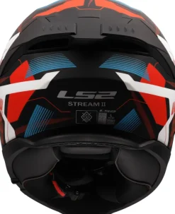 LS2 FF808 Stream II Mika White Blue Red-06> Integraalhelmen|Helmen Met Zonnevizier