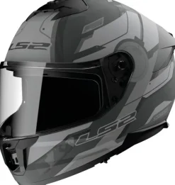 LS2 FF808 Stream II Shadow Mat Titanium Grey> Integraalhelmen|Helmen Met Zonnevizier