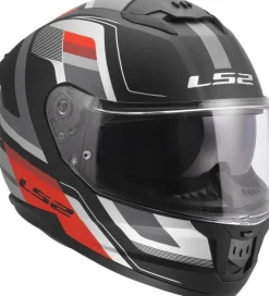 LS2 FF808 Stream II Vintage Black Grey Red-06><noscript><img width=