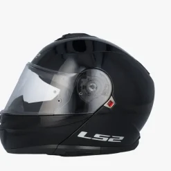 LS2 FF908 Strobe II Gloss Black> Systeemhelmen|Helmen Met Zonnevizier
