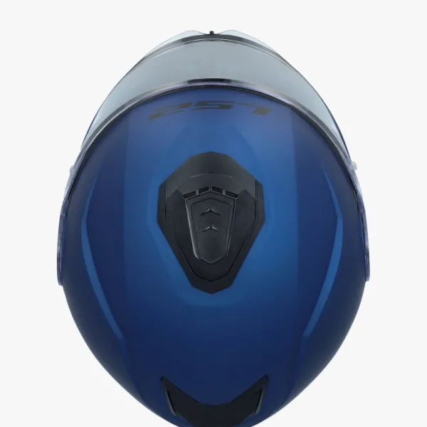 LS2 FF908 Strobe II Matt Navy Blue> Systeemhelmen|Helmen Met Zonnevizier