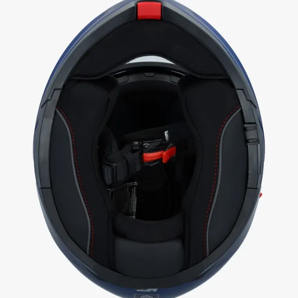 LS2 FF908 Strobe II Matt Navy Blue> Systeemhelmen|Helmen Met Zonnevizier