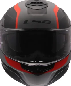 LS2 FF908 Strobe II Monza Black Grey Red-06> Systeemhelmen|Helmen Met Zonnevizier