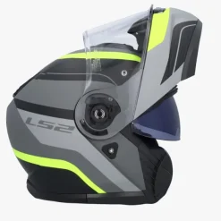 LS2 FF908 Strobe II Monza Mat Black H-V Yellow><noscript><img width=