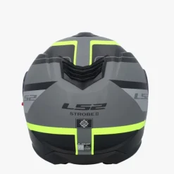 LS2 FF908 Strobe II Monza Mat Black H-V Yellow><noscript><img width=