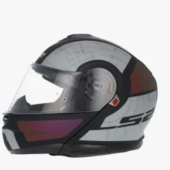 LS2 FF908 Strobe II Orion Mat Black Purple Blue><noscript><img width=