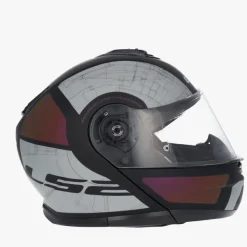 LS2 FF908 Strobe II Orion Mat Black Purple Blue><noscript><img width=