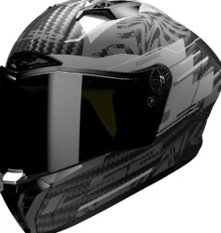 LS2 FF805 Thunder Carbon Gp Aero Polar Mat Black> Integraalhelmen|Helmen Met Zonnevizier