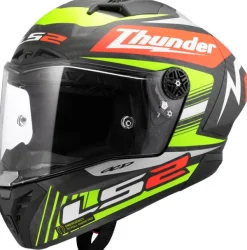 LS2 FF805 Thunder GP Aero Replica Black> Integraalhelmen|Helmen Met Zonnevizier