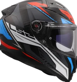 LS2 FF811 Vector II C Savage White Blue Red-06><noscript><img width=