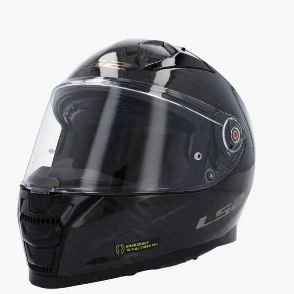 LS2 FF811 Vector II Gloss Carbon 06> Integraalhelmen|Helmen Met Zonnevizier