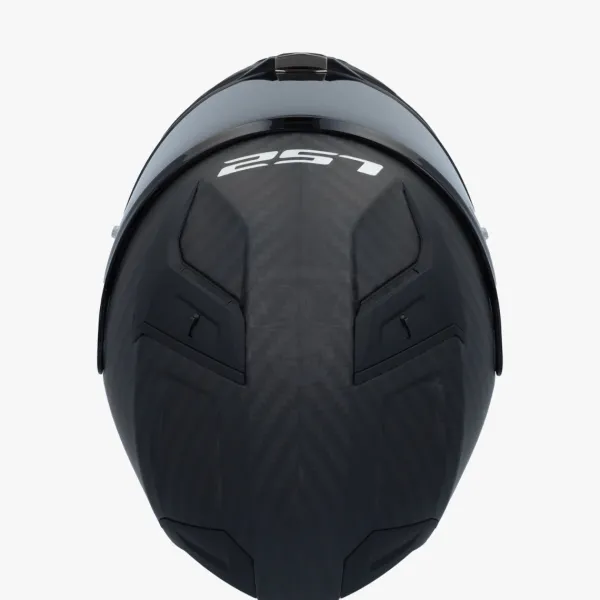 LS2 FF811 Vector II Matt Carbon> Integraalhelmen|Helmen Met Zonnevizier