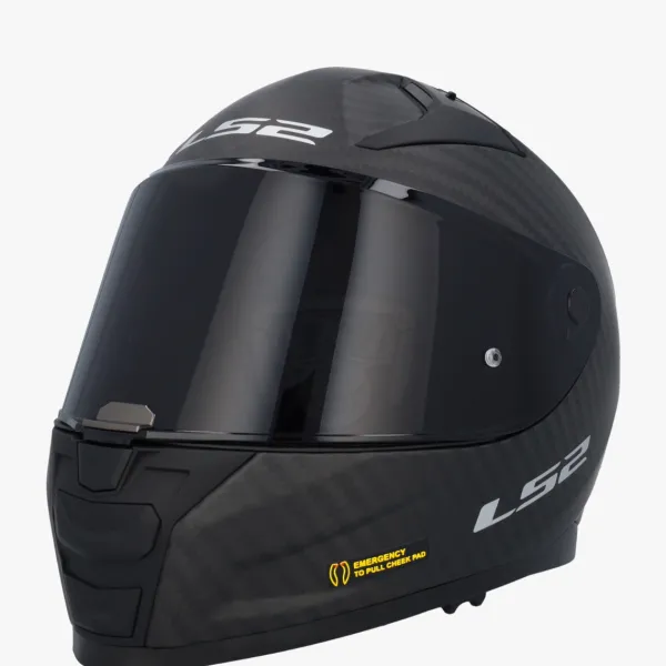LS2 FF811 Vector II Matt Carbon> Integraalhelmen|Helmen Met Zonnevizier