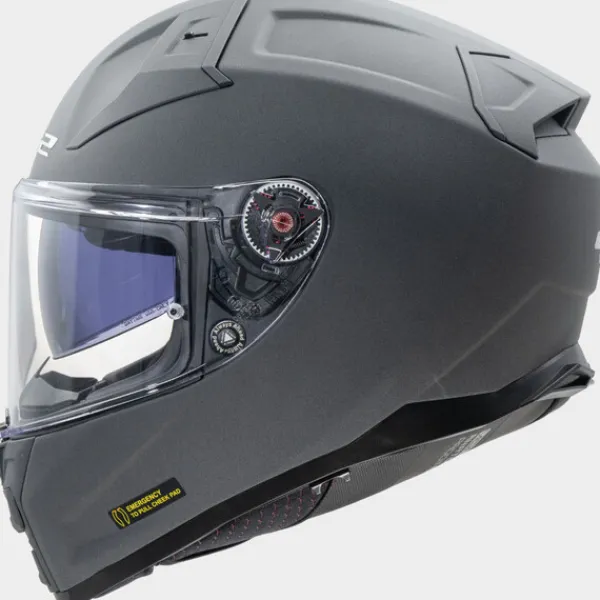LS2 FF811 Vector II Solid Concrete> Integraalhelmen|Helmen Met Zonnevizier