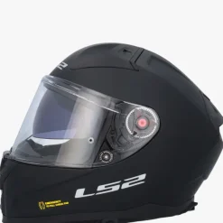 LS2 FF811 Vector II Solid Matt Black 06> Integraalhelmen|Helmen Met Zonnevizier