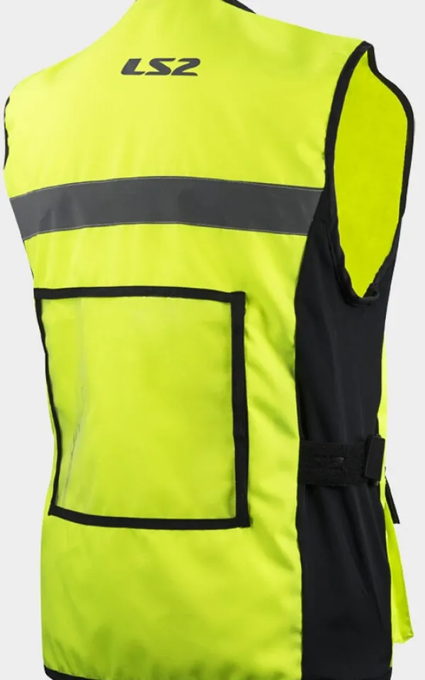 LS2 Hi-Viz vest Yellow> Reflectievesten