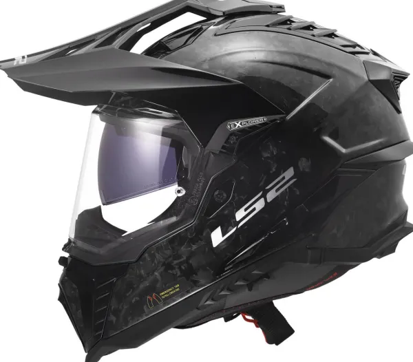 LS2 MX701 Explorer C Forged Carbon-06> Adventure Helmen|Helmen Met Zonnevizier